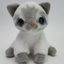 Zuru Pets Alive Smitten Kitten Bonnie Interactive Cat 6  Plush Grey White Blue