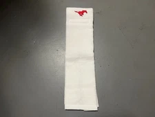 SMU Mustangs Team Issued White Player Exclusive Game Towel Football QB