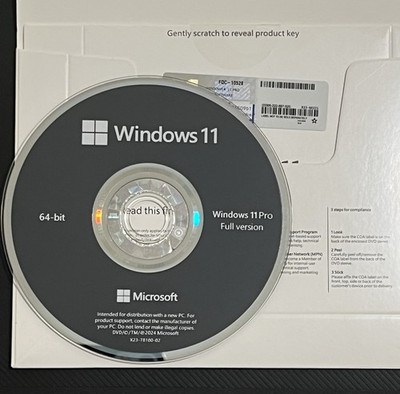 Microsoft Windows 11 Pro 64-bit DVD With Key Factory Sealed | eBay