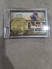 2025 Topps Five Star Golden Graphs Auto Orange Larry Walker 4/10 Encased