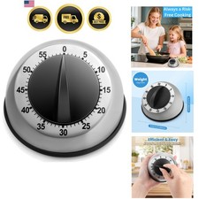 Kitchen Timer for Cooking, Chef Cooking Magnetic Timer - No Batteries Require...