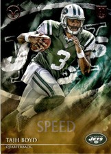 2014 TOPPS VALOR SPEED TAJH BOYD #14 RC NEW YORK JETS 2413