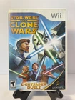 Star Wars: The Clone Wars Light Saber (Nintendo Wii, 2008) w/Man Tested