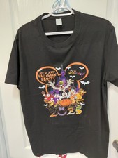 Disney 2025 Happy Halloween Mickey Not So Scary Party T Shirt Adult sz Large New