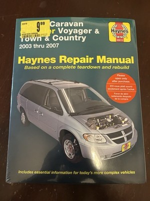 Dodge Caravan Chrysler Voyager Town Country 2003-2007 Haynes Repair Manual 30013