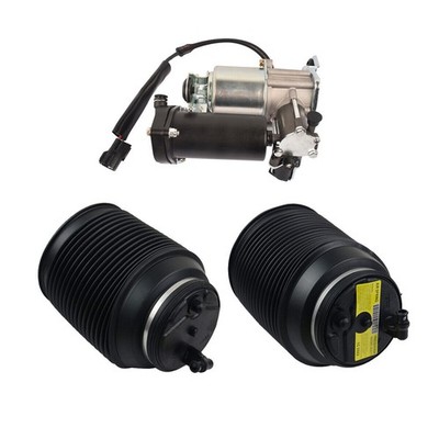Luftfederung Kompressor & 2X Luftfeder für Toyota Land Cruiser GX470 2003-2009