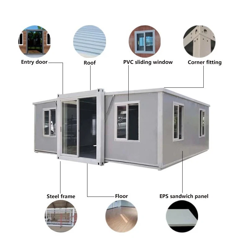 Hot Selling Mobile Prefab House Wind Resistance Modern Manufactured Homes - Image 2 of 4