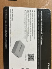 StarTech.com StarTech.com 1-Port Wireless N USB 2.0 Network Print Server - 10...