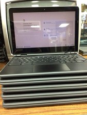 AS IS Lot Of 5 1st Gen Lenovo 300e Chromebooks 11.6" Chrome OS  1x Charger