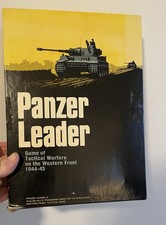 Vintage Avalon Hill Panzer Leader Board Game of Tactical Warfare