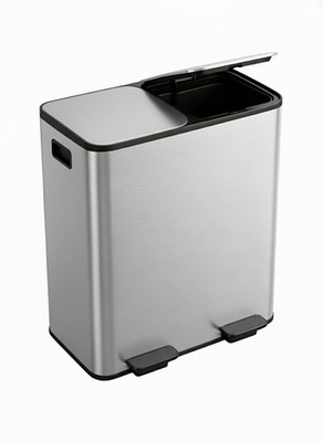 Step On Trash Can Kitchen Dual Recycling Garbage Bin Choose Your Size Color