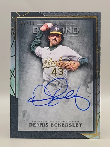 2022 Topps Diamond Icons - Autographs #/10 #AC-DE Dennis Eckersley
