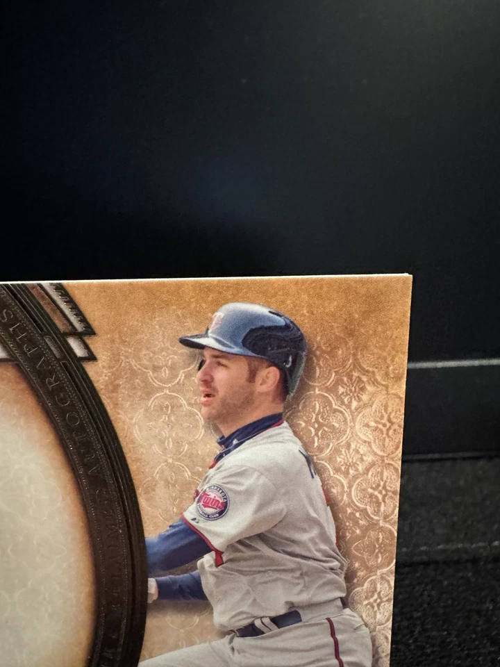 Autógrafos aclamados Topps Tier One 2015 Joe Mauer #AA-JMR tinta azul/50 Foto 3 de 4