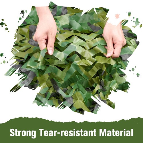 Camo Netting Camouflage Netting with Mesh Backing, Hunting Blind Nets, Sunsha... - Picture 3 of 8