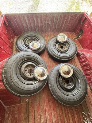 Coker American Classic 670R15 Tires On 1955/56 Chevrolet 15x5 Wheels