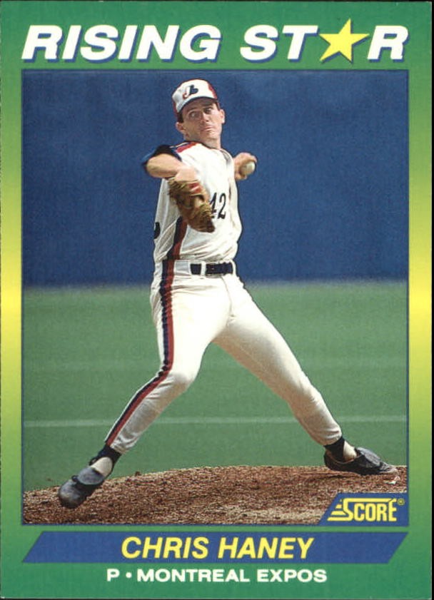 1992 Score 100 Rising Stars #15 Chris Haney - BB