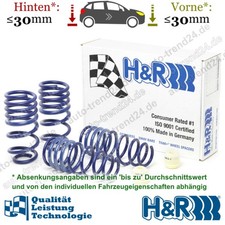 H&R Tieferlegungsfedern 30mm u.a.: Porsche 911 Cabriolet 991, Bj. 2012-2019