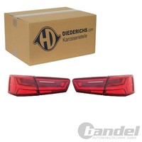 Diederichs HD Tuning LED RÜCkleuchten Klarglas ROT Passend FüR Audi A6 | 1028485