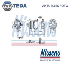 89333 KOMPRESSOR KLIMAANLAGE NISSENS NEU OE QUALITÄT