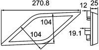 Hella 2NE 013 345-071 Nebelschlussleuchte - Shapeline Style - Led - 12/24V -