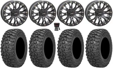 System 3 SB-4 Bk (6+1) 15" Wheels 32" Trail Saw 2.0 Tires Kawasaki Mule Pro FXT