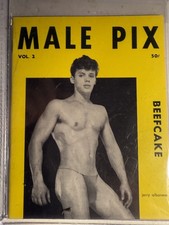 MALE PIX  #2  1957 PHYSIQUE PHOTOGRAPHY & ART MAGAZINE GAY Interest RARE!!
