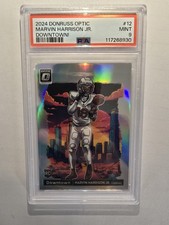 2024 Panini Donruss Optic - Downtown! Marvin Harrison Jr. #12 (RC) PSA 9