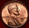 Uncirculated Red 1935 Philadelphia Mint Copper Lincoln Wheat Cent Philadelphia Lincoln Wheat