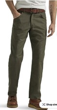 Wrangler 112345597 Loden Green Relaxed Fit Utility Work Pants Men's 38x30 NWT