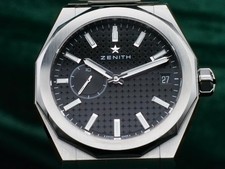 Zenith Defy Black Dial 41mm Stainless 03.9300.3620/21.I001 Complete Full Set