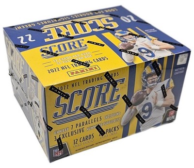 2022 Panini Score Football Factory Sealed 24 Pack Retail Display Box 288 Cards