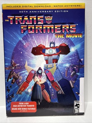 The Transformers: the Movie (30th Anniversary Edition) (DVD, 1986)