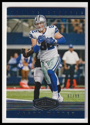 Jason Witten 2017 Panini Plates & Patches #50 #/99