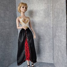 OUTFIT only DOLL TONNER AMERICAN MODEL" 22" black skirt for doll