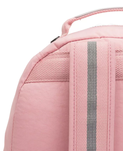 Sac à dos moyen KIPLING Séoul rose nuptiale rose rose NYLON 15" neuf avec étiquette 134 $ - Photo 6/6