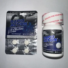 Rapid Action Extreme 2 Way Energy FOCUS MOOD Boost 1 SEALED Bottle 30ct NEW
