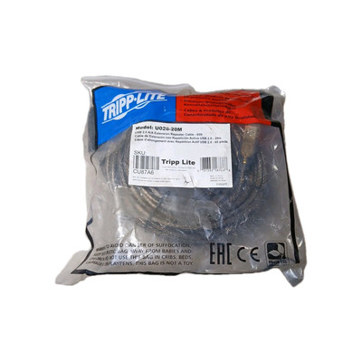 Tripp Lite U026-20M 2.0 Hi-Speed Active Ext Repeater Cable 20 Meters