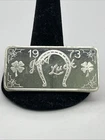 1973 Great Lakes Mint 1 Oz .999 Silver Art Bar-‘1973 Good Luck’