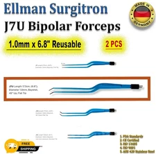 Ellman J7U Bipolar Bayonet Forceps Reusable Top Quality