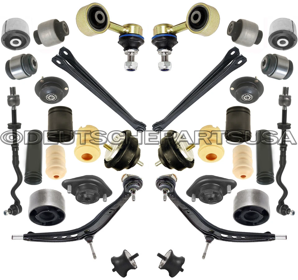 KIT SUSPENSIÓN BUJES BRAZO CONTROL DELANTERO TRASERO 32 para BMW E36 318i is ti Foto 3 de 3