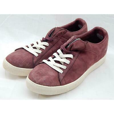 puma clyde burgundy