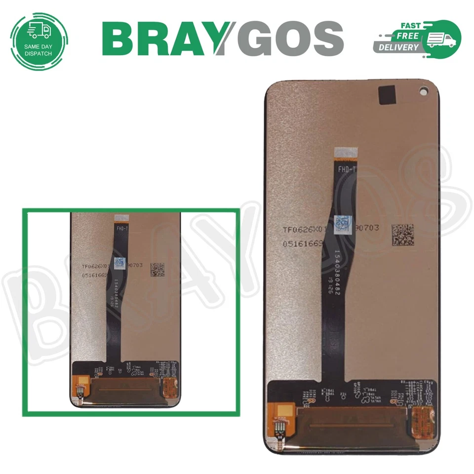 For Huawei Nova 5T YAL-L21 YAL-L61 LCD Touch Screen Digitizer Display Assembly - Image 2 of 4