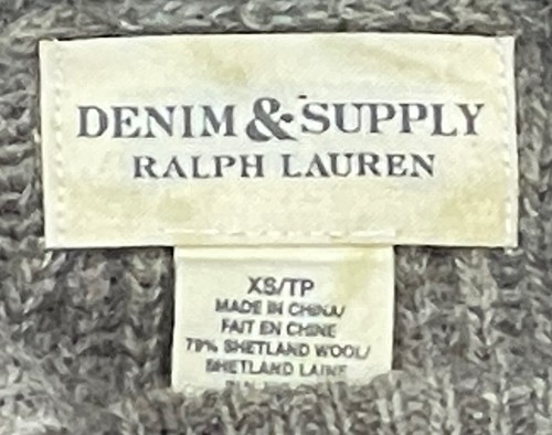 Denim & Supply Ralph Lauren Women's Shetland Wool Turtleneck Sweater Size XS - Picture 5 of 10