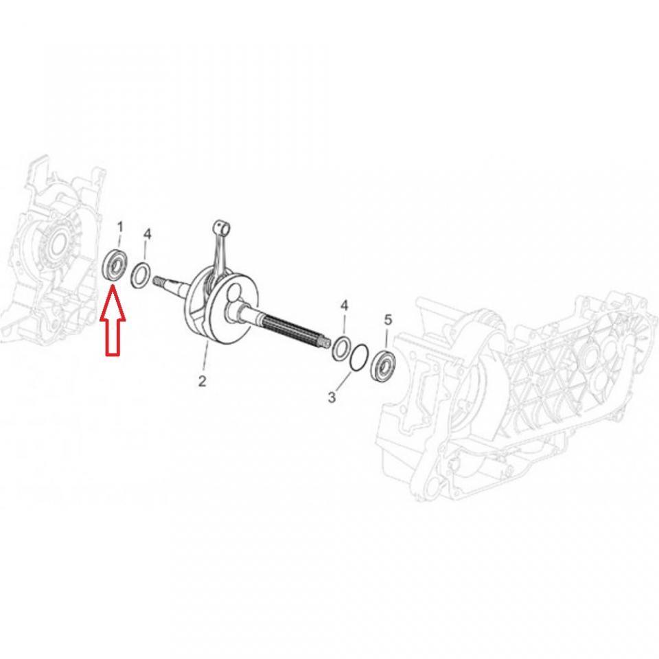 MOTEUR COMPLET POUR PIAGGIO (VESPA) VESPA 125 ET4 (02-06) CC 1971