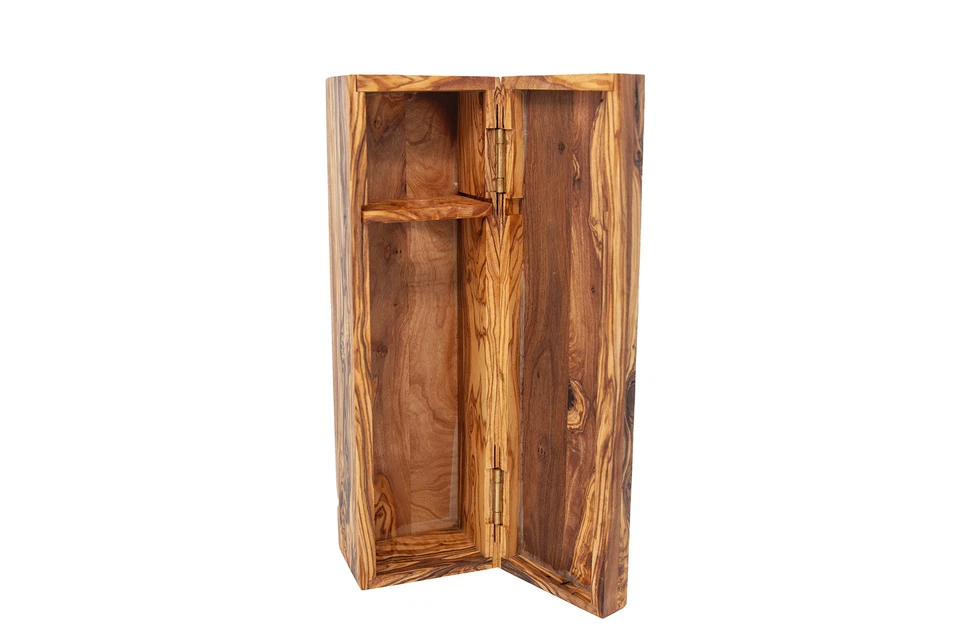 Box | Piccolo-Flaschen | Geschenkbox l Olivenholz - Bild 2 von 3