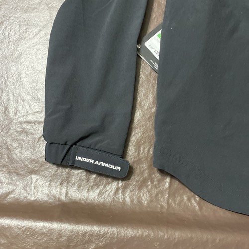 Under Armour Boy's Hockey Warm Up Jacket Youth Large Black NWT MSRP $70.00 - Picture 11 of 14