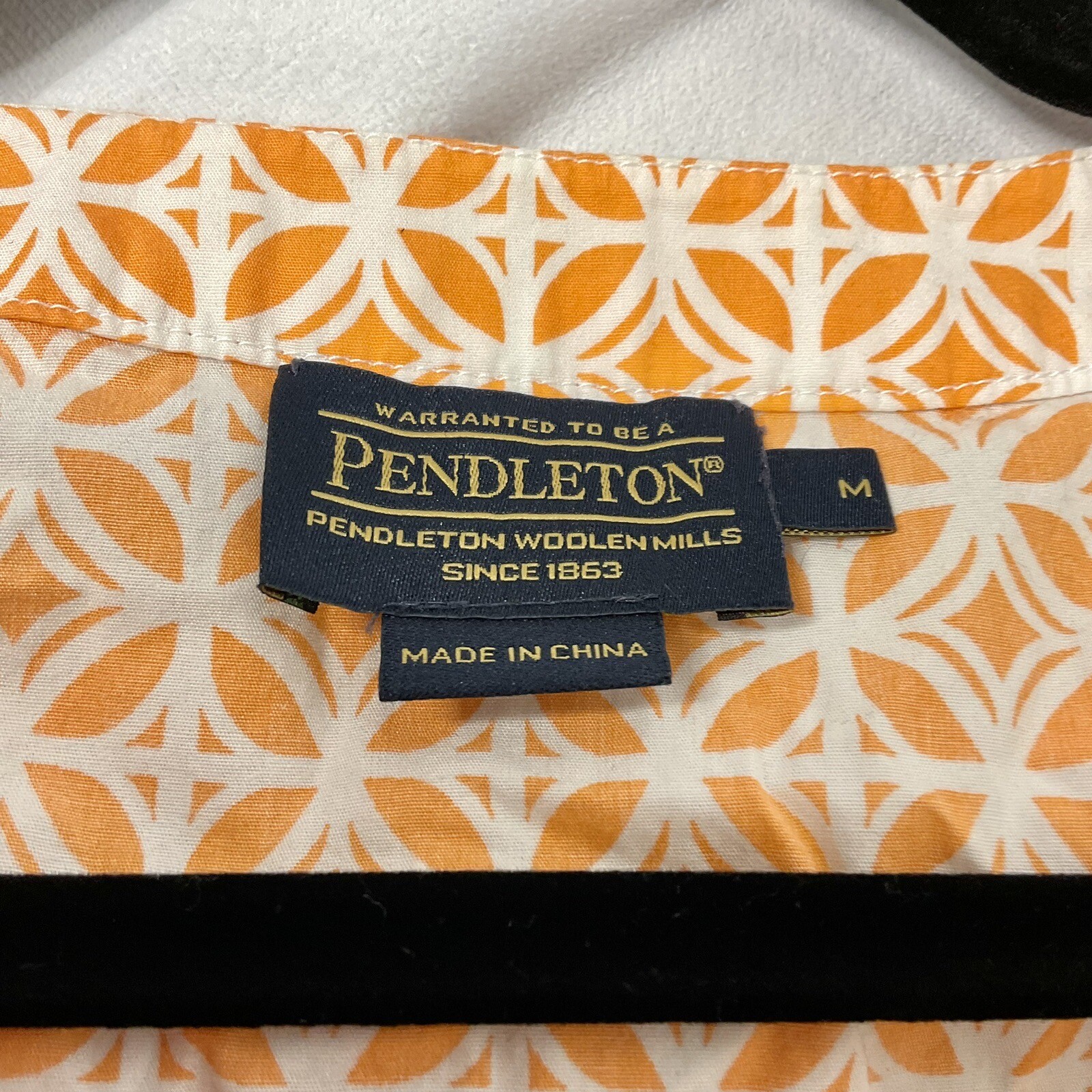 Pendleton 100% Cotton Split Neck Tunic Blouse Siz… - image 5