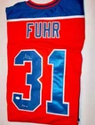 GRANT FUHR Autographed Signed Edmonton HOF 03 Orange Hockey Jersey JSA Hologram
