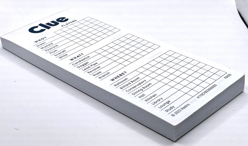 Clue Replacement Pieces and Parts 2023 Board Game Pick What You Need - Image 4 of 4