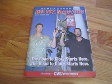 2005 BOSTON RED SOX Spring Training Program MIKE TIMLIN and TIM WAKEFIELD Trophy